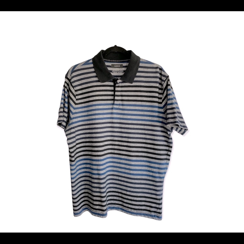 Alfani Mens Polo Shirt Sz L